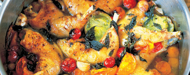 Poached Chicken and Vegetables