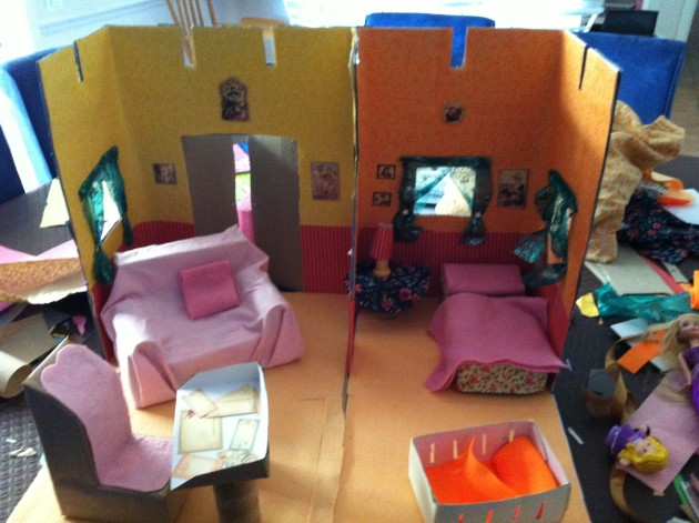 DIY Nappy Box Castle