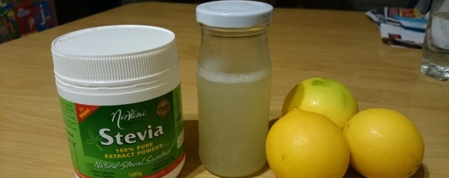 Lemon Stevia Cordial