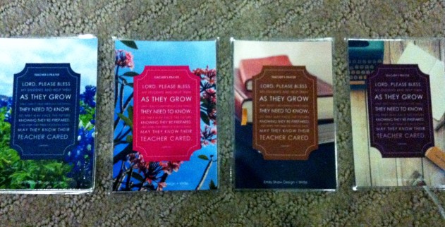 DIY Teacher’s Prayer Gift