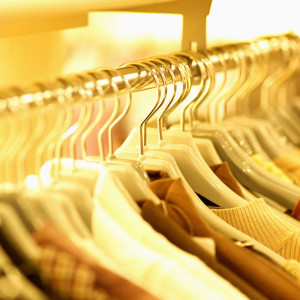 Shirts Hanging on Clothes Rack