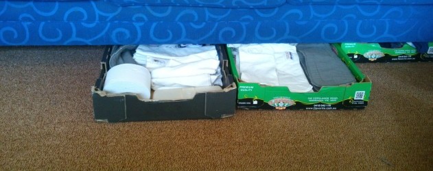 Three Free Cardboard Box Storage Ideas