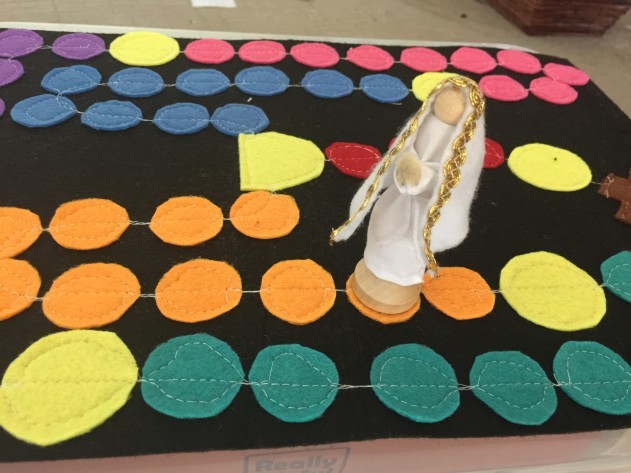 DIY Rosary Prayer Mat