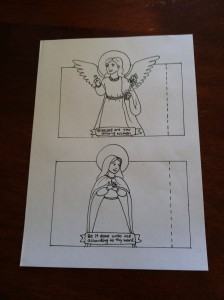 DIY Annunciation Set