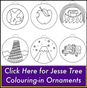 FREE Jesse Tree Colouring-in Ornaments Printable – Australian Catholic Mums